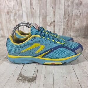 Newton Distance S III Women Running Shoes Blue Yellow W000814 Size 8.5